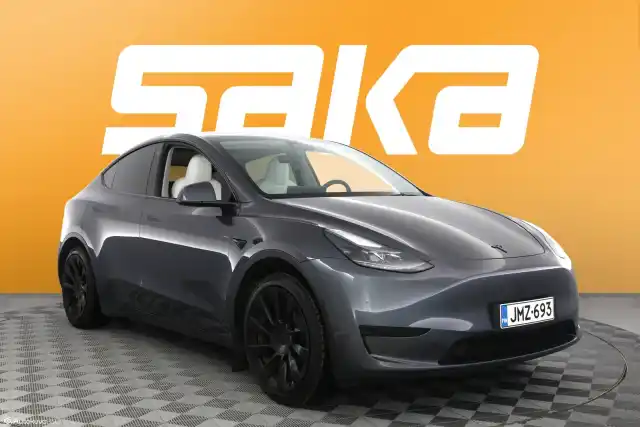 Harmaa Maastoauto, Tesla Model Y – JMZ-693