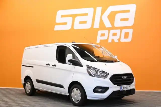 Valkoinen Pakettiauto, Ford TRANSIT CUSTOM – JNR-247