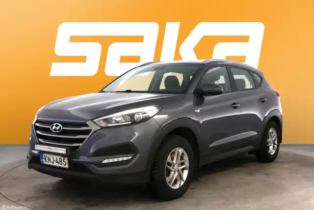 Harmaa Maastoauto, Hyundai Tucson – KNJ-485