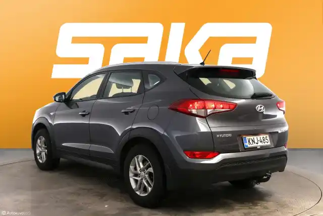 Harmaa Maastoauto, Hyundai Tucson – KNJ-485