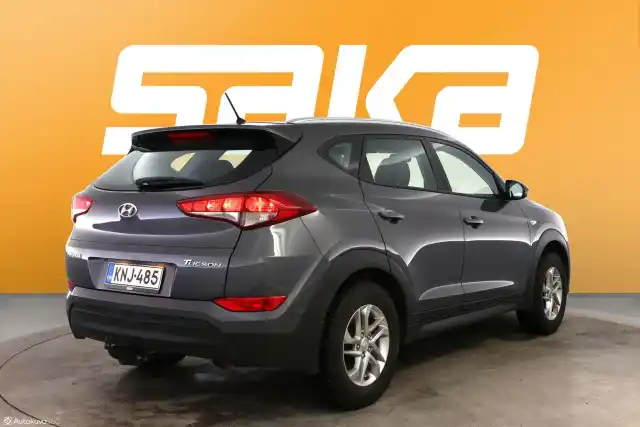 Harmaa Maastoauto, Hyundai Tucson – KNJ-485