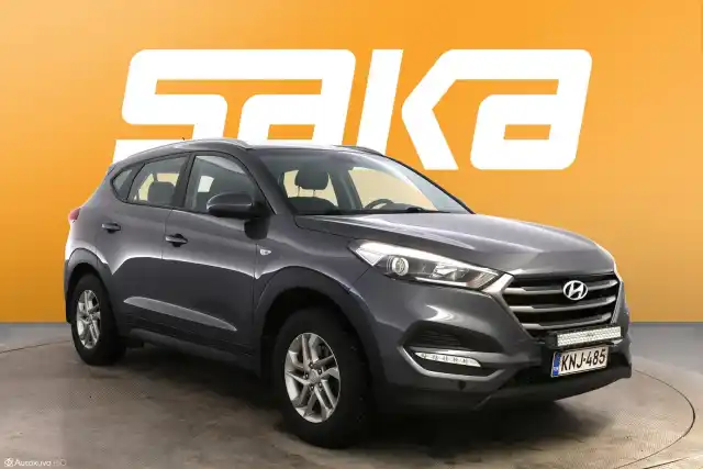 Harmaa Maastoauto, Hyundai Tucson – KNJ-485