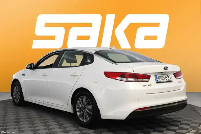 Valkoinen Sedan, Kia Optima – KNN-621
