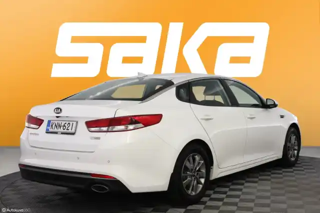 Valkoinen Sedan, Kia Optima – KNN-621