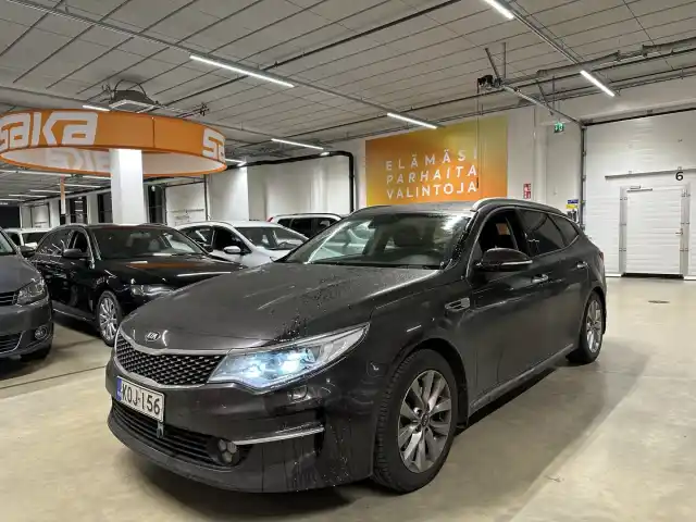 Ruskea (beige) Farmari, Kia Optima – KOJ-156