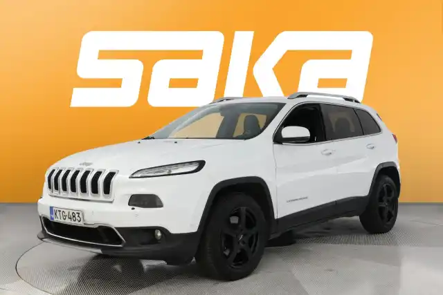 Valkoinen Maastoauto, Jeep Cherokee – KTG-483