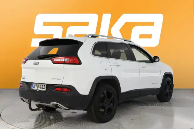 Valkoinen Maastoauto, Jeep Cherokee – KTG-483