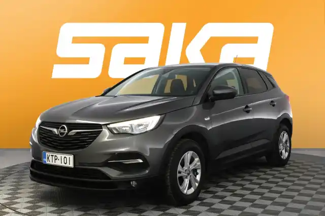 Harmaa Maastoauto, Opel Grandland X – KTP-101