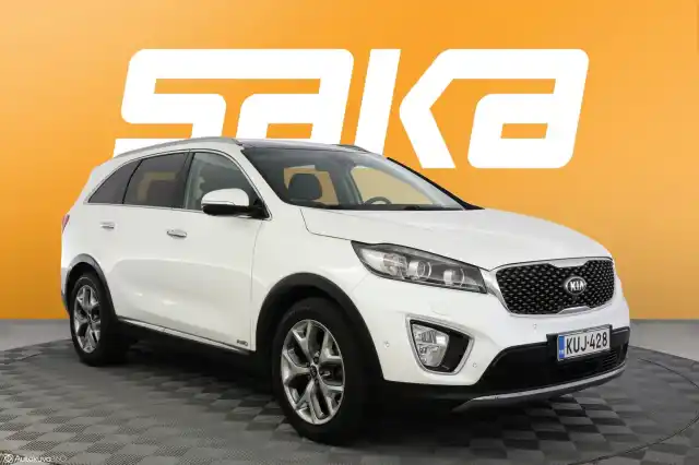 Valkoinen Maastoauto, Kia Sorento – KUJ-428