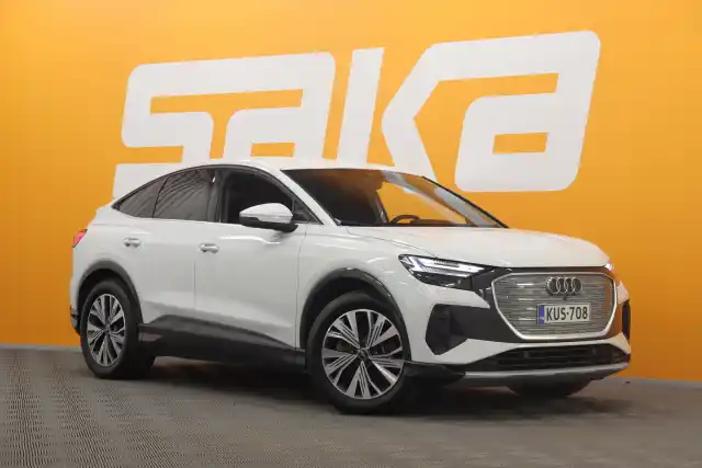 Valkoinen Maastoauto, Audi Q4 e-tron – KUS-708