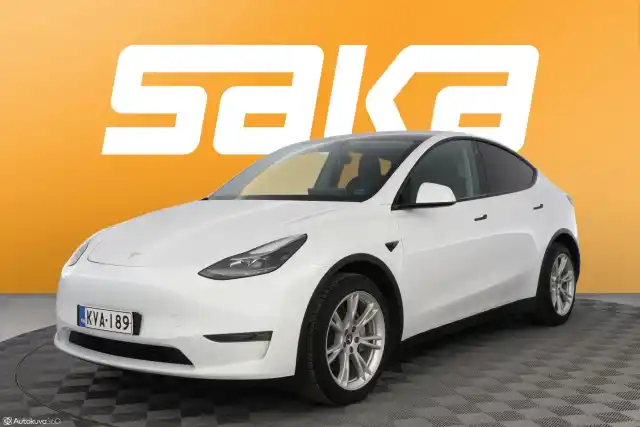 Valkoinen Maastoauto, Tesla Model Y – KVA-189