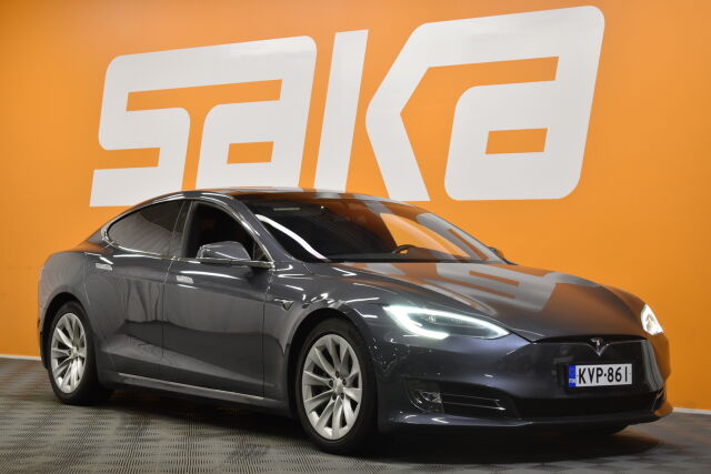 Harmaa Sedan, Tesla Model S – KVP-861, kuva 1