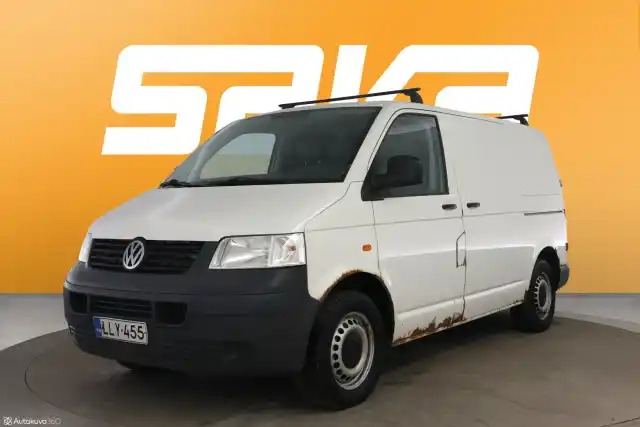 Valkoinen Pakettiauto, Volkswagen Transporter – LLY-455