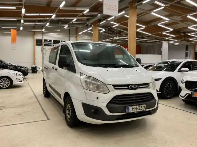 Valkoinen Pakettiauto, Ford Transit Custom – LMH-330