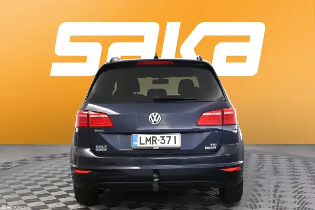 Sininen Tila-auto, Volkswagen Golf Sportsvan – LMR-371