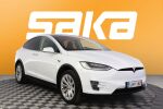 Valkoinen Maastoauto, Tesla Model X – LNV-162, kuva 1