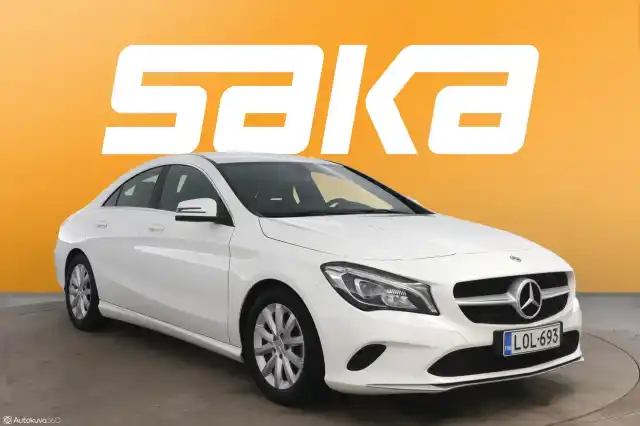 Valkoinen Coupe, Mercedes-Benz CLA – LOL-693