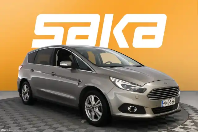 Harmaa Tila-auto, Ford S-Max – MNO-356