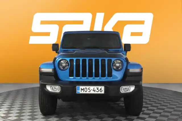 Sininen Maastoauto, Jeep Wrangler – MOS-436
