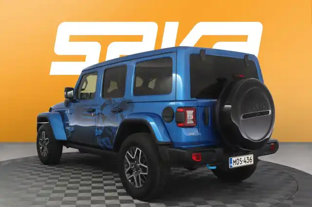Sininen Maastoauto, Jeep Wrangler – MOS-436