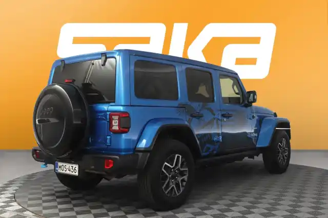 Sininen Maastoauto, Jeep Wrangler – MOS-436