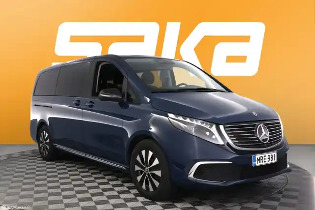 Sininen Tila-auto, Mercedes-Benz EQV – MRE-981