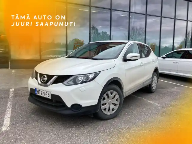 Valkoinen Maastoauto, Nissan Qashqai – MTZ-968