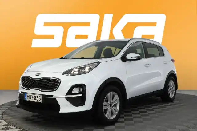 Valkoinen Maastoauto, Kia Sportage – MUY-835