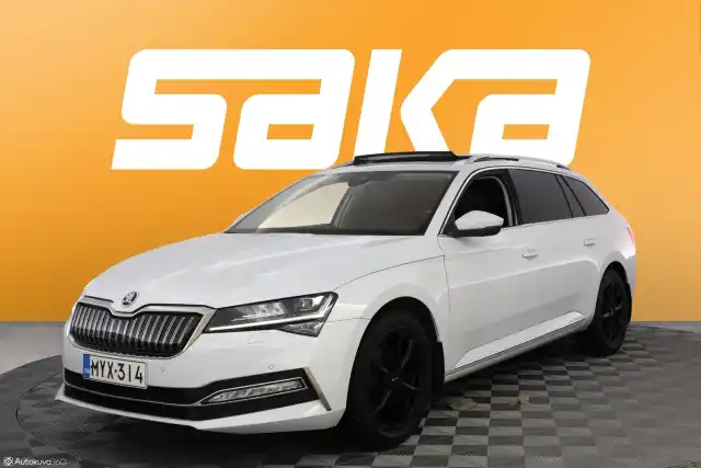 Valkoinen Farmari, Skoda Superb – MYX-314