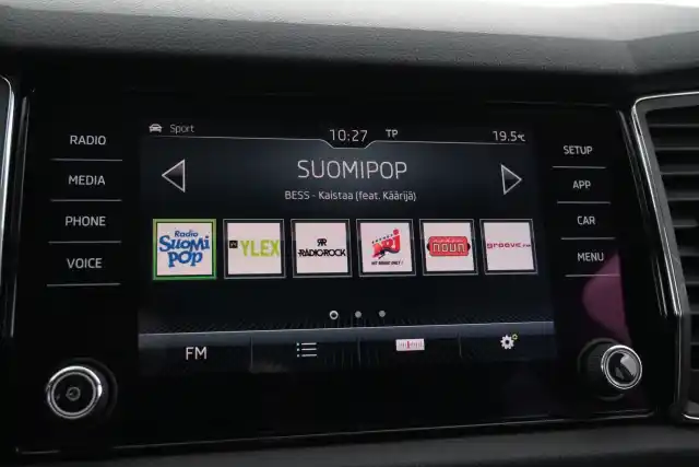 Valkoinen Maastoauto, Skoda Kodiaq – MZC-708