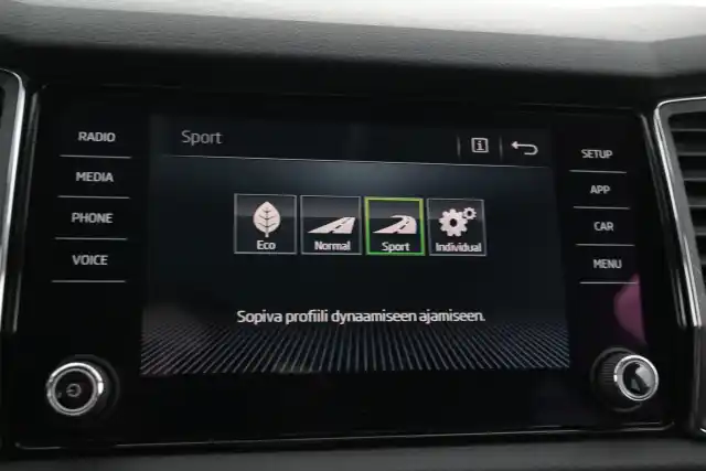 Valkoinen Maastoauto, Skoda Kodiaq – MZC-708