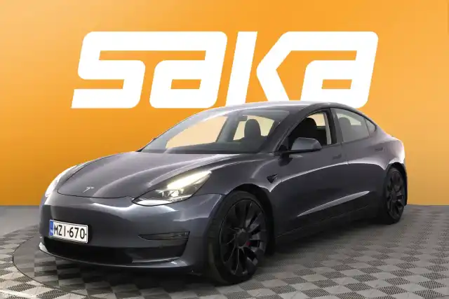 Harmaa Sedan, Tesla Model 3 – MZI-670