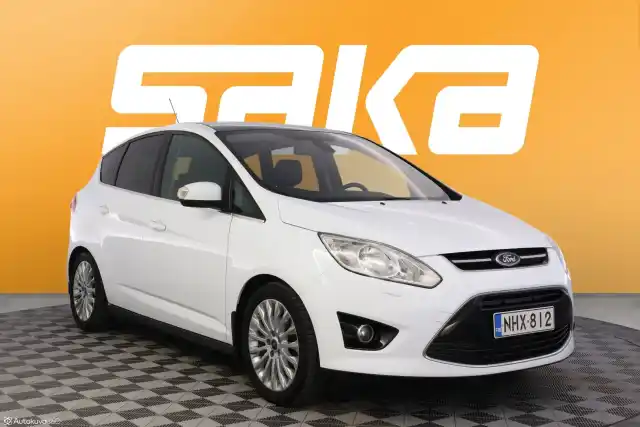 Valkoinen Tila-auto, Ford C-Max – NHX-812
