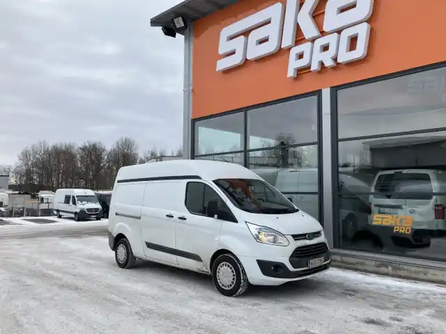 Valkoinen Pakettiauto, Ford Transit Custom – NJI-795