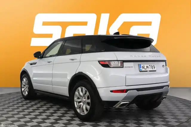 Valkoinen Maastoauto, Land Rover Range Rover Evoque – NLM-789