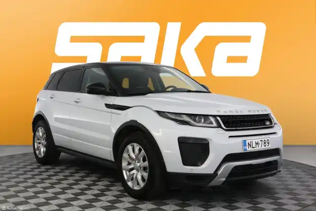 Valkoinen Maastoauto, Land Rover Range Rover Evoque – NLM-789