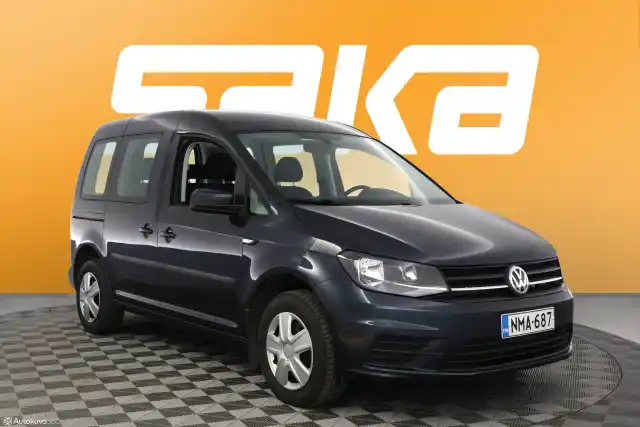Sininen Tila-auto, Volkswagen Caddy – NMA-687