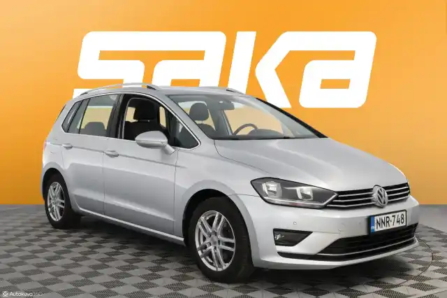 Harmaa Tila-auto, Volkswagen Golf Sportsvan – NNR-748