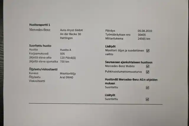 Musta Sedan, Mercedes-Benz E – OTX-597