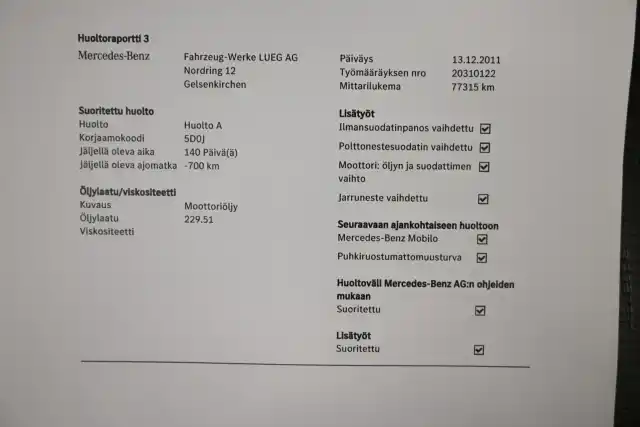 Musta Sedan, Mercedes-Benz E – OTX-597