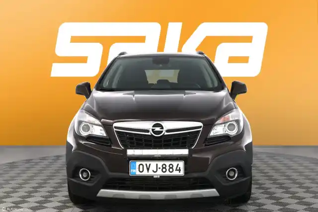 Ruskea (beige) Maastoauto, Opel Mokka – OVJ-884