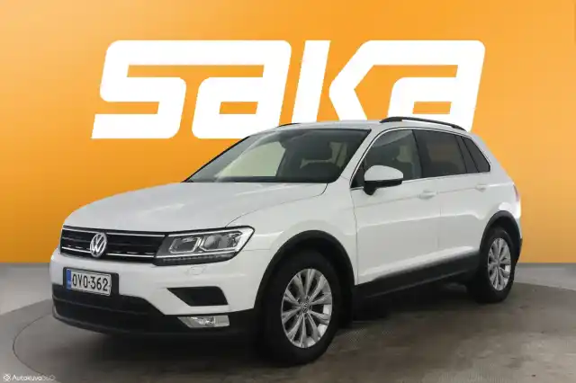 Valkoinen Maastoauto, Volkswagen Tiguan – OVO-362