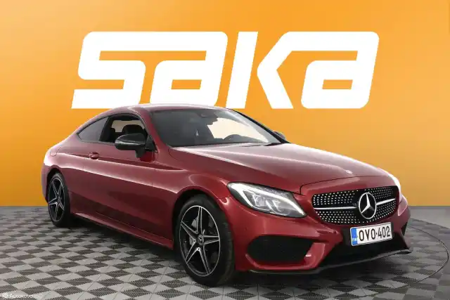 Punainen Coupe, Mercedes-Benz C – OVO-402