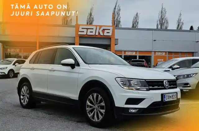 Valkoinen Maastoauto, Volkswagen Tiguan – OXM-820