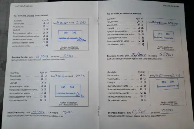 Punainen Tila-auto, Seat Toledo – RNY-403