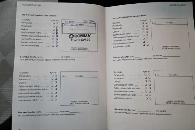 Punainen Tila-auto, Seat Toledo – RNY-403