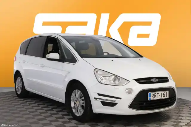 Valkoinen Tila-auto, Ford S-Max – RRT-161