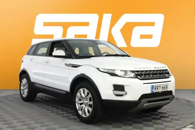 Valkoinen Maastoauto, Land Rover Range Rover Evoque – RRT-668