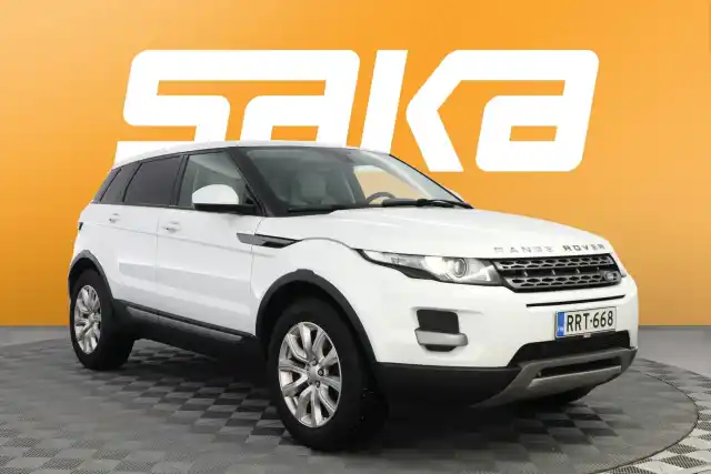 Valkoinen Maastoauto, Land Rover Range Rover Evoque – RRT-668