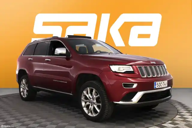 Punainen Maastoauto, Jeep Grand Cherokee – SOC-741